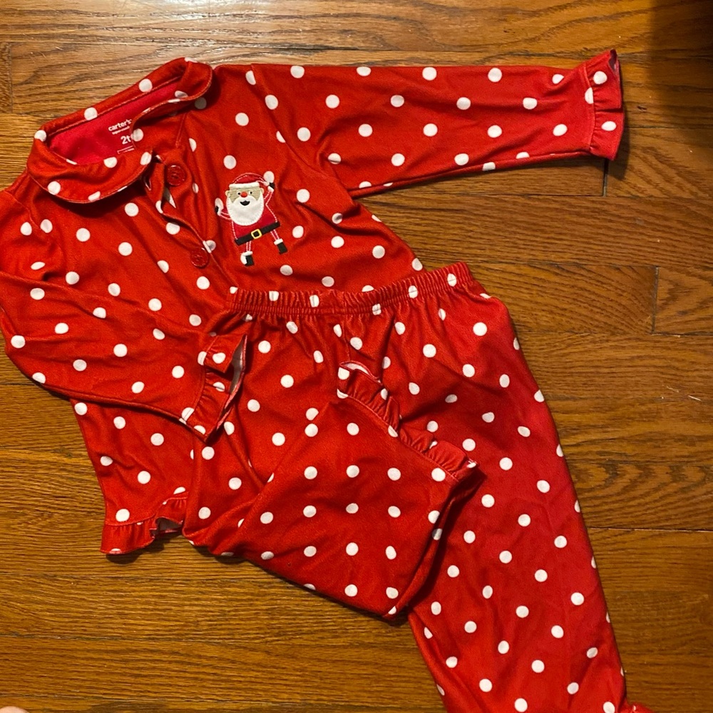 EUC Carter’s Santa PJs